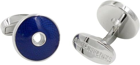 Sapphire Navy Blue Cufflinks | Gift for Him | Premium Cuff Links | Gift for Men | Husband Present in Saudi Arabia