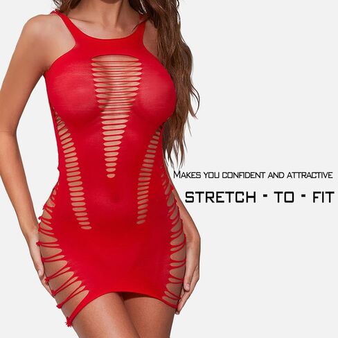 Sexy Lingerie for Women Naughty Fishnet Lingerie Set Bodysuit Outfits Teddy Babydoll Erotic Mesh Women’s Outfits in Saudi Arabia