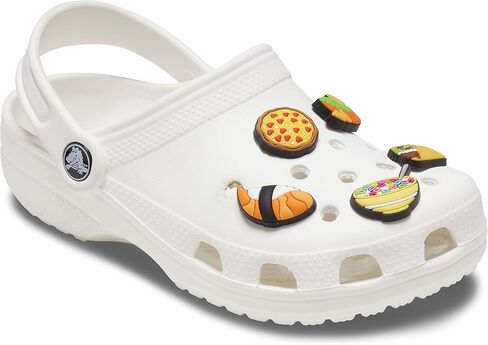 Crocs Jibbitz Food - Stylish Shoe Charms - Synthetic Material - Jibbitz Packs Shoe Charms - One-of-a-kinds Food Jibbitz Foodie 5-Pack One Size One Size in Saudi Arabia