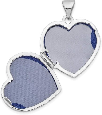 الصلبة 14K الذهب الأبيض 18 مم المنجد شجرة القلب in Kuwait