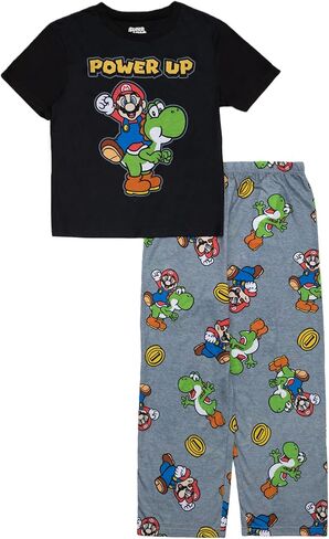 Nintendo boys 2-piece Loose-fit Pajama Set, Soft & Cute for Kids in Saudi Arabia