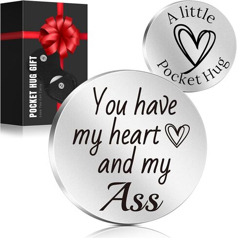 Valentines Day Love Gifts for Him Men - Valentines Day Keepsake Love Gift for Boyfriend Girlfriend, Keychain Pocket Hug Token in Saudi Arabia