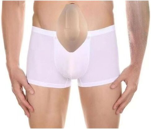 Sexy Men Bulge-Enhancing Sponge-Padded Underwear 3D Men Enlarge Front Pad Thongs Underwear Cup Bulge Sponge Pad in Kuwait