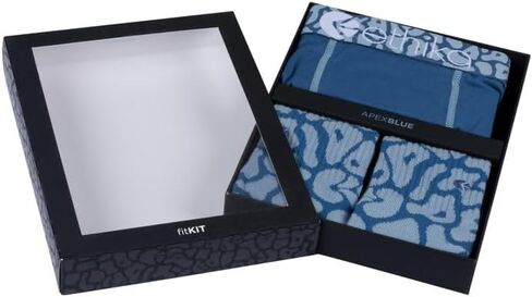 Ethika Men's Boxer Brief Fit Kit | Apex Blue in Saudi Arabia