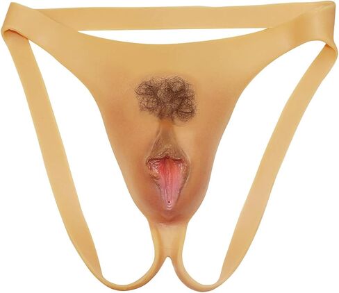 Men's Camel Toes Panty Hiding Gaff Silicone Double Thong for Crossdresser Transgender 1G 2G Cyber Skin in Saudi Arabia