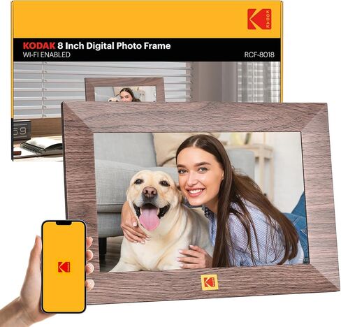 KODAK WiFi Digital Picture Frame,1536 * 2048 IPS FHD Touchscreen Digital Photo Frame with 32GB Storage, Easy Setup to Share Photos or Videos, The Best Gift for Family and Friends(9.7inch Black) in Saudi Arabia