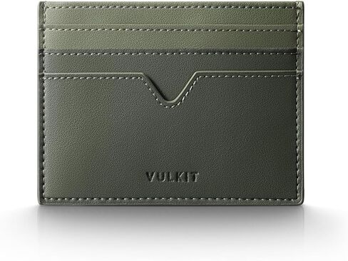 محفظة VULKIT رفيعة للغاية للرجال، حامل بطاقات الائتمان RFID، محفظة جيب أمامية مدمجة تحمل أكثر من 6 بطاقات، أوراق نقدية وعملات معدنية، سهلة الحمل، رفيعة للغاية in Saudi Arabia