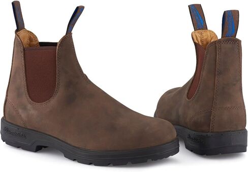 Blundstone Unisex 584 Rustic Brown Thermal Leather ChelseaThermal Ankle Boots in Saudi Arabia