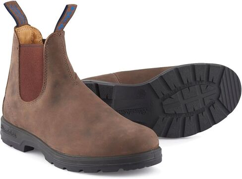 Blundstone Unisex 584 Rustic Brown Thermal Leather ChelseaThermal Ankle Boots in Saudi Arabia