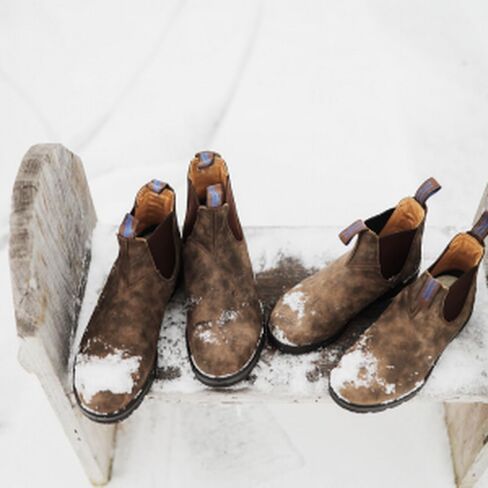 Blundstone Unisex 584 Rustic Brown Thermal Leather ChelseaThermal Ankle Boots in Saudi Arabia