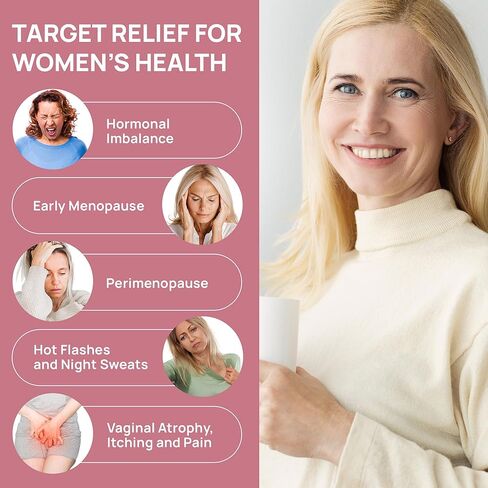 كريم استريول لتخفيف انقطاع الطمث للنساء: كريم الاستروجين الحيوي الطبيعي، توازن الهرمونات، دعم فترة ما قبل انقطاع الطمث - صحة المهبل، حكة الفرج، الهبات الساخنة، التعرق الليلي، 50 مل in Kuwait