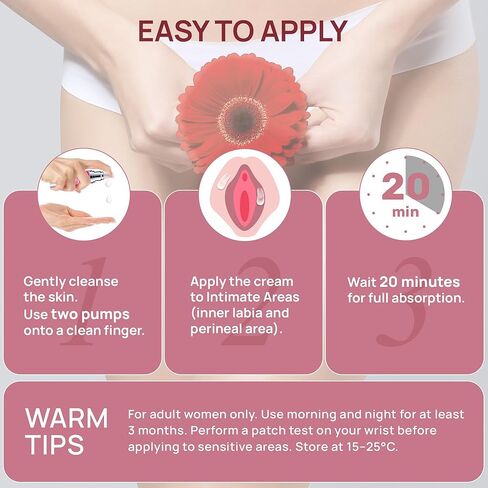 كريم استريول لتخفيف انقطاع الطمث للنساء: كريم الاستروجين الحيوي الطبيعي، توازن الهرمونات، دعم فترة ما قبل انقطاع الطمث - صحة المهبل، حكة الفرج، الهبات الساخنة، التعرق الليلي، 50 مل in Kuwait