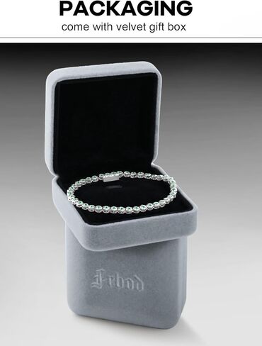 1.18 Carat Emerald Tennis Bracelet for Women, Elegant Bracelet Gift for Mom Wife with 925 Sterling Silver, Birthday Christmas Mother's Day Valentines Day Jewelry, Length 5.9-7.5 Inch in Saudi Arabia