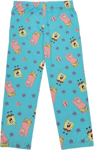 Spongebob Squarepants and Patrick All-Over Print Women's Sleep Pajama Pants in Saudi Arabia