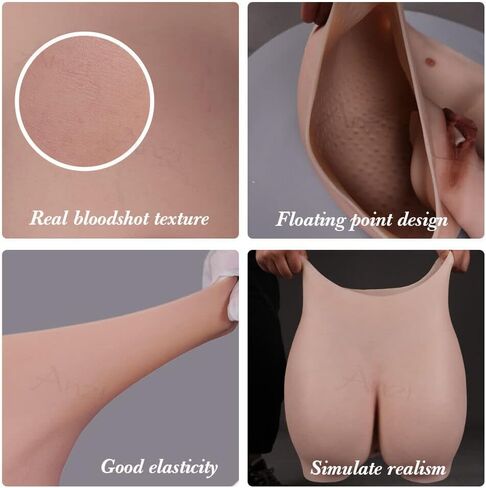 YRZGSAWJ Silicone Hip Enhancer Butt lift Silicone Panty Shaper Push up hips No Sticky for Crossdresser Transgender in Saudi Arabia
