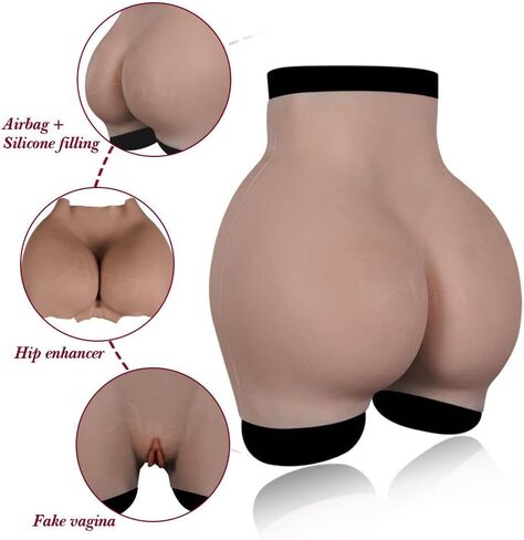 YRZGSAWJ Silicone Hip Enhancer Butt lift Silicone Panty Shaper Push up hips No Sticky for Crossdresser Transgender in Saudi Arabia