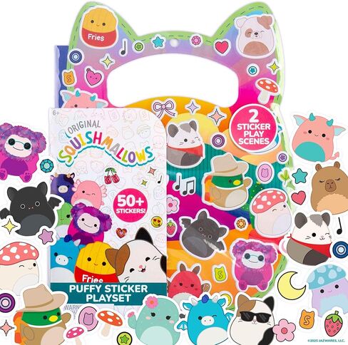 Horizon Group USA Barbie Puffy Sticker Playset, 75 Reusable Stickers, 2-Sided Beach Play Scene, Travel-Friendly, Ages 3+ in Saudi Arabia