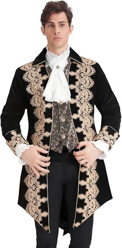 سترة معطف رجالي على الطراز القوطي الفيكتوري Steampunk Pirate Frock in Kuwait