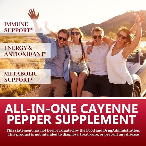 Cayenne Pepper Liquid Drops, Liquid Supplement with Organic Hawthorn, Beet Root Powder, Turmeric, Vitamins K2 & D3, Berberine Extract (1) in Saudi Arabia
