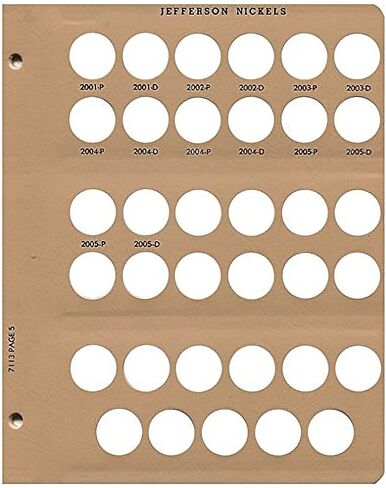 Dansco US Jefferson Nickel with Proof Coin Album 1938 - 2005 #8113 in Saudi Arabia