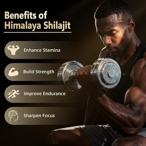 Shilajit for Men & Women - Himalayan Shilajit Gummies & 100% Pure Natural Shilajit Gold Resin - Ashwagandha for Men, Fulvic Acid, 85+ Minerals, Energy & Immune - Supplement 60 Gummies in Saudi Arabia