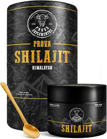 Himalayan Pure Shilajit Resin | 85+ Trace Minerals, 75% Fulvic Acid, for Energy, Strength & Immunity, Pure Shilajit for Men & Women, with Lab Test Report | 500mg Servings (50g) in Saudi Arabia