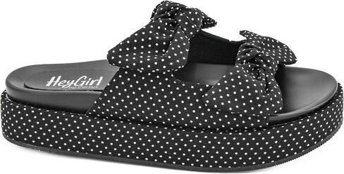 Corkys Footwear Women's Lil Bit Knotty 1.5-Inch Platform Sandal - Featuring Two Straps Adorned With Bows And A Lightly Cushioned Insole For All Day Wear in Saudi Arabia