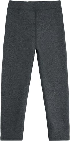Girls Fleece Lined Leggings Winter Warm Cotton Pants for Kids 2-11 Years in Kuwait