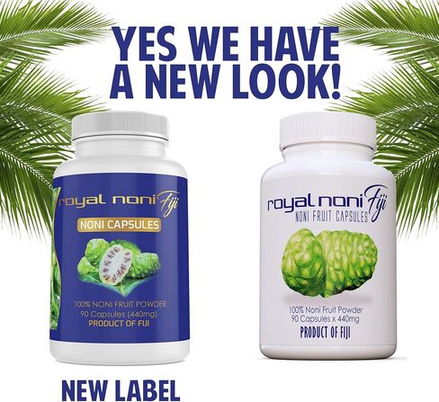 Royal Noni Capsules 100% Organic Noni Fruit Sustainably Grown and Harvested With Fijian Noni Natural Source of Antioxidant and Amino Acids in Saudi Arabia