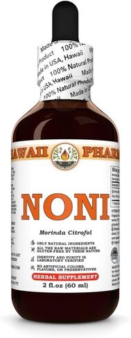 Noni (Morinda Citrofolia) Dry Fruit Tincture, Made in Hawaii, Organic Raw Materials, All Natural, Vegan, Pure Liquid Extract - 4 fl.oz in Saudi Arabia