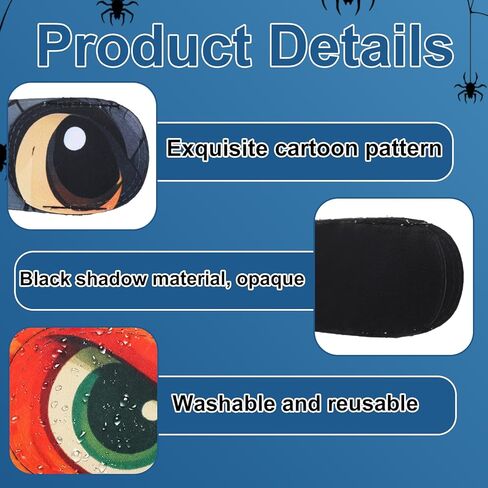 8pcs Kids Right Eye Patches for Glasses, Glasses Mask Accessories Eyepatches for Lazy Eyes Amblyopia and Strabismus Cute Colorful Design Breathable Soft Eye Covers Children Toddlers in Kuwait