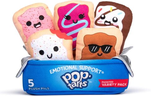 Emotional Support Gingerbread by Relatable, Christmas Stuffed Animals, Great Gingerbread Man Gifts, Funny Gifts or Cute Christmas Decor, Includes 5 Gingerbread Plushies with Carrying Basket in Kuwait