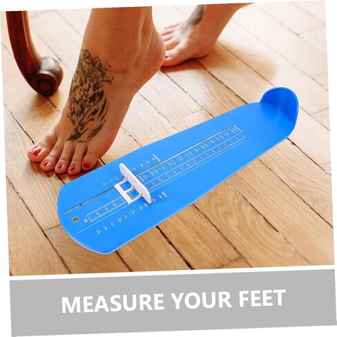 2pcs Foot Measurement Device Shoe Measuring Gauge for Adults US Accurate Plastic Shoe Sizer Tool for Correct Fit and Online Shopping in Saudi Arabia