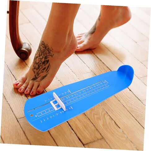 2pcs Foot Measurement Device Shoe Measuring Gauge for Adults US Accurate Plastic Shoe Sizer Tool for Correct Fit and Online Shopping in Saudi Arabia