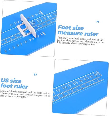 Adult Foot Gauge Measuring Ruler US Foot Measuring Device Lightweight for Teens Accurate Shoe Measurement Tool in Saudi Arabia