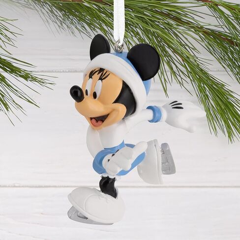 Hallmark Disney Minnie Mouse Ice Skating Christmas Ornament, Gifts for Disney Fans in Saudi Arabia