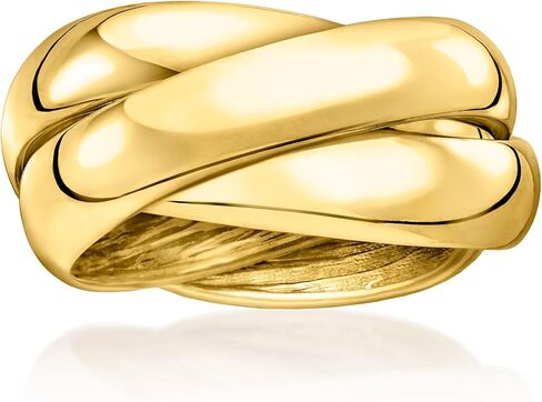 Ross-Simons Italian 14kt Yellow Gold-Plated Rolling Ring in Saudi Arabia