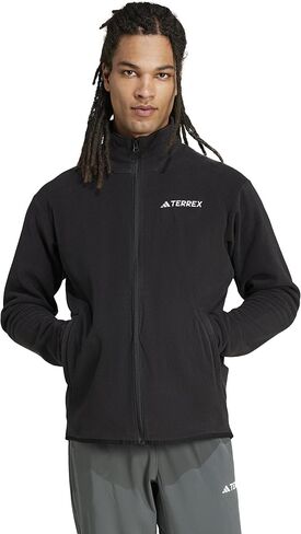 adidas mens Terrex Multi Essentials Full-zip Fleece Hiking Jacket in Saudi Arabia