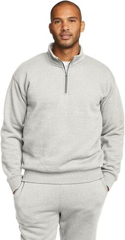 Eddie Bauer Men's Signature Fleece Faux Shearling-Lined 1/4-Zip in Saudi Arabia