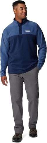 Columbia Mens Steens Mountain Half Snap Fleece Jacket, Collegiate Navy/Dark Mountain, Medium in Saudi Arabia