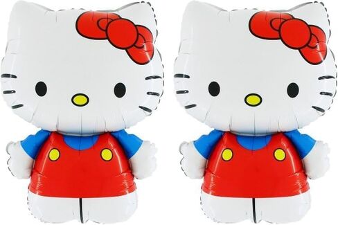 Toyland® 30 "Hello Kitty يرتدي بالون أحمر/أزرق in Kuwait