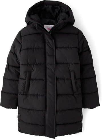 The Children's Place Girls Medium Weight Long Puffer Jacket, Wind-resistant, Water-resistant in Saudi Arabia