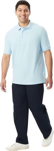 French Toast Unisex-Adult Sleeve Pique Polo Shirt (Standard & Husky) in Saudi Arabia