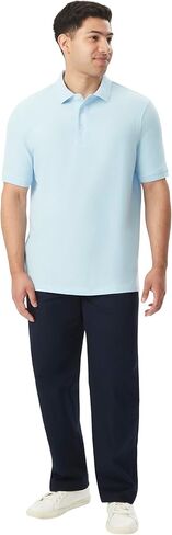 French Toast Unisex-Adult Sleeve Pique Polo Shirt (Standard & Husky) in Saudi Arabia