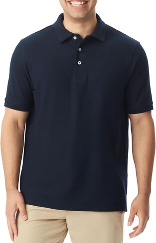 French Toast Unisex-Adult Sleeve Pique Polo Shirt (Standard & Husky) in Saudi Arabia