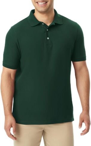 French Toast Unisex-Adult Sleeve Pique Polo Shirt (Standard & Husky) in Saudi Arabia