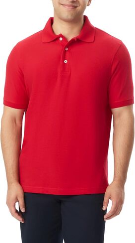 French Toast Unisex-Adult Sleeve Pique Polo Shirt (Standard & Husky) in Saudi Arabia