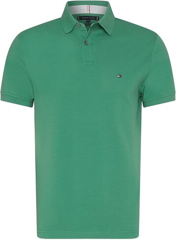 Tommy Hilfiger Men's Polo Shirt Regular Fit, WillowSlate, L Dusty Green in Saudi Arabia
