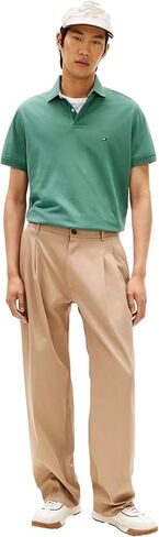 Tommy Hilfiger Men's Polo Shirt Regular Fit, WillowSlate, L Dusty Green in Saudi Arabia