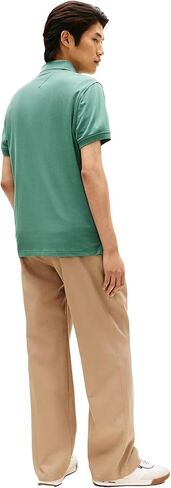 Tommy Hilfiger Men's Polo Shirt Regular Fit, WillowSlate, L Dusty Green in Saudi Arabia